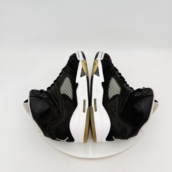 Nike Air Jordan 5 Retro Youth Size 7Y Women 8.5 440888-011 Moonlight Oreo Shoes - Picture 6 of 11